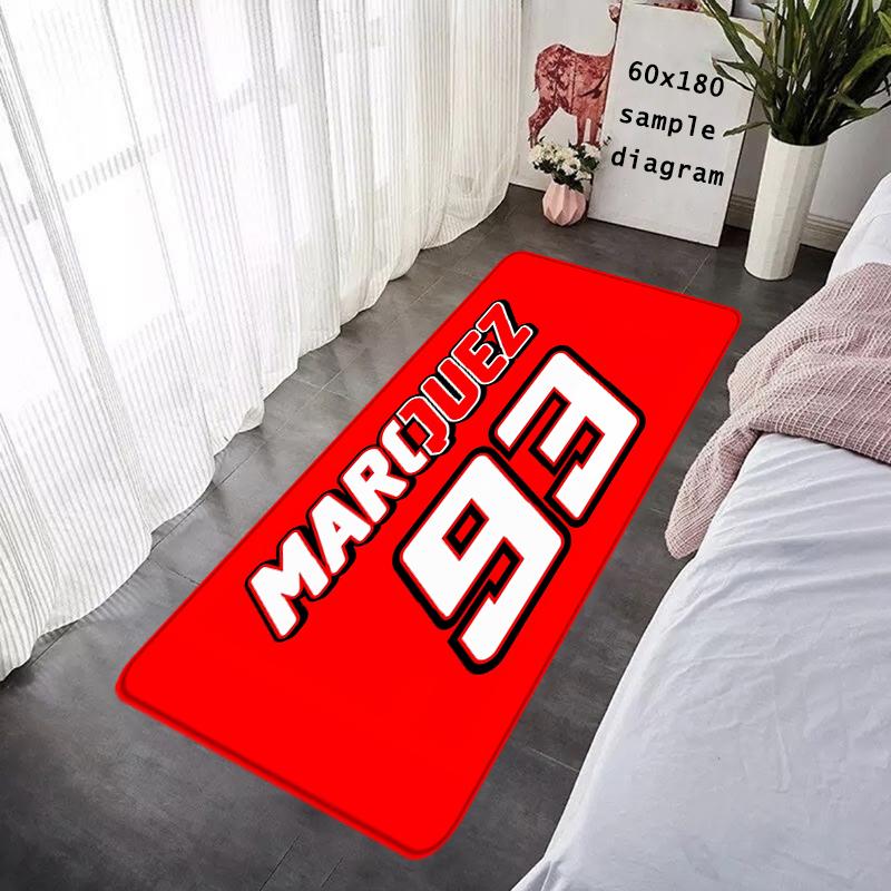 Interior Floor Mat Doormat Marc M-Marquez 93 Non-slip Foot Rug for Entryway Kitchen Carpet Bedroom Bedside Mats Home Decoration
