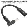 Type C Female to 4.5mm x 0.6mm Power Adapter Cable Plug Converter Charging Cable for HP