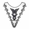 Water-soluble Lace Collar, Mesh Bottom Cloth Embroidered Collar, Colored Lace Embroidered Corsage, Butterfly Flower Fake Collar.