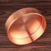 Buddhism Copper Manza Plate Auspicious Polishing Tantra Dish Buddhist 4.33 inch Tray Desktop Auspicious Altar Home Gift Decorati