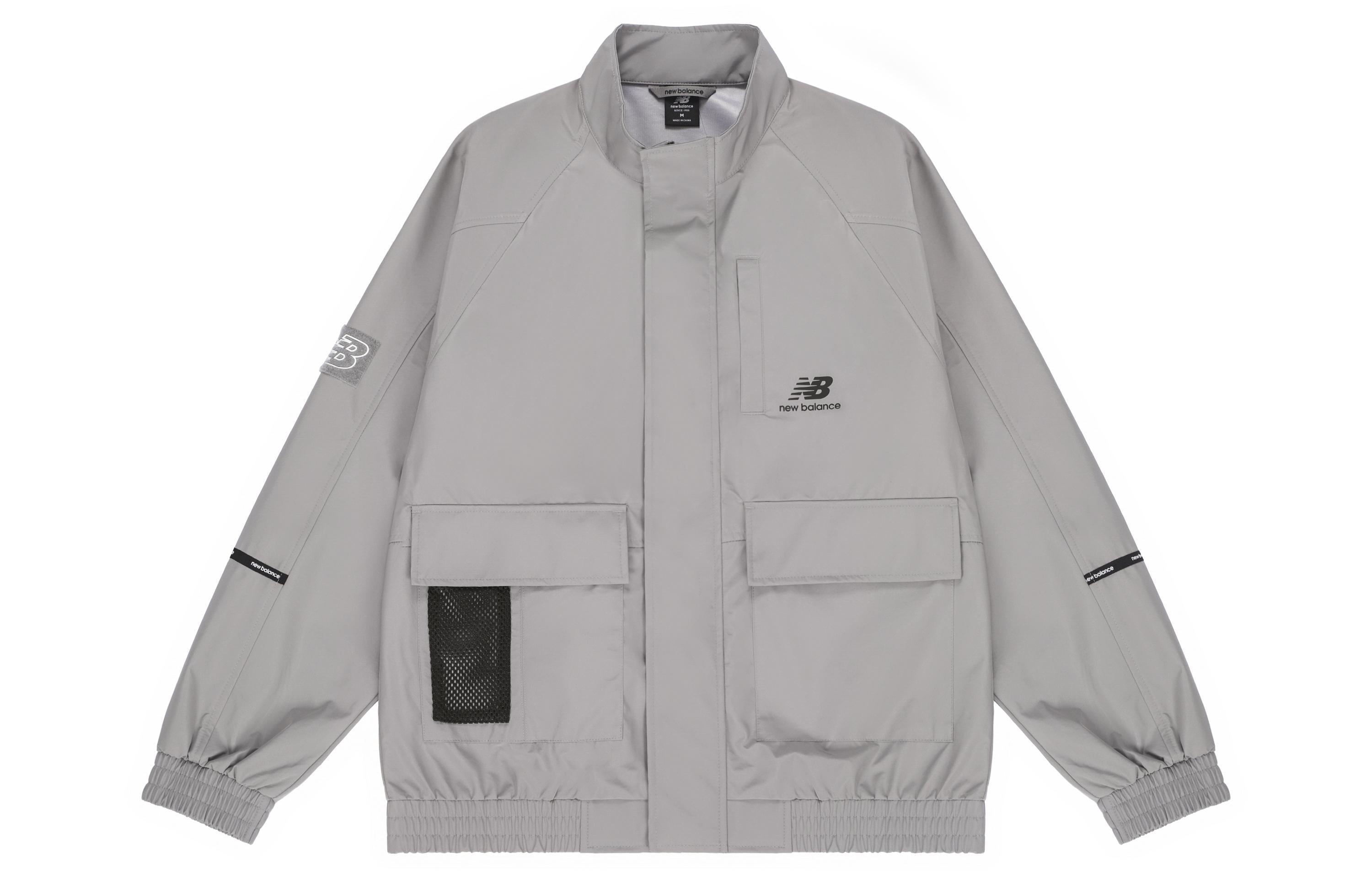 New Balance Jacket Men s Light Gray AMJ21358-MHD XXL