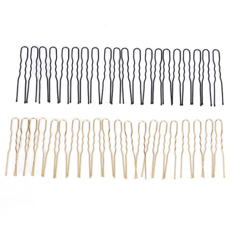 20Pcs Hair Waved U-Shaped Bobby Pin Barrette Salon Grip Clip Hairpins Hair Clip