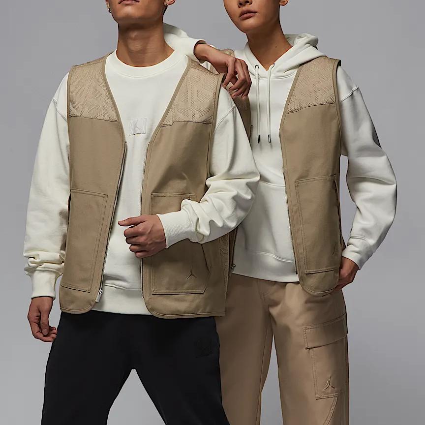 Jordan Essential Fashion Comfortable Versatile Soft Vest Men Vests Desert-Camouflage HF9328-257