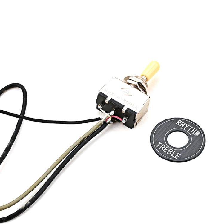 Guitar Wiring Harness 3 Way A500K 1V 1T and Jack Prewired Guitar Wiring Hareness