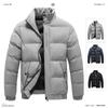 Men S Winter Thick Padded Cotton Jacket Casual Warm Coat