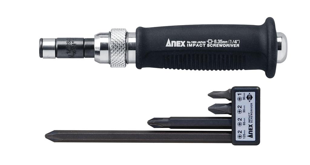 DR impact driver set Hex 1/4" (for 1/4" bit)