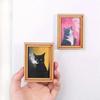 Cute Cat Refrigerator Magnets, Funny Wooden Rebellious Cat Smoking Fridge Magnet