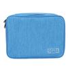 Kosmetikapåsar Vattentäta Bärbara Stor Kapacitet Fack för Borstar Himmelsblå Förvaringspåse för Datakablar för Resa