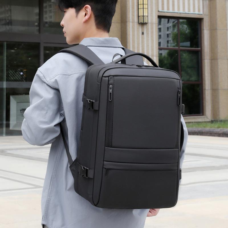 Business Backpack, Large-capacity Dry-wet Separation, Short-distance Travel Backpack, Expandable Laptop Schoolbag