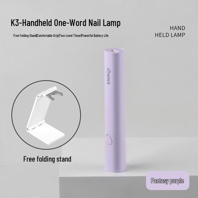 

AI Sensing Portable Rechargeable Nail Light - Automatic Handheld Therapy Lamp with Display
