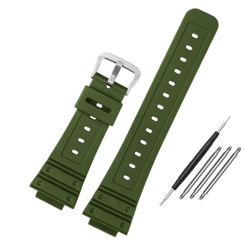 Braccialetto in Silicone da 16 mm per Casio G-Shock GW-5000/B5600/M-5610 DW5600e GLX-5600 Cinturino in Gomma Resina Impermeabile Ga2100