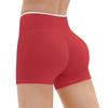 Color-Block Yoga-Shorts mit überkreuztem Bund - Hüfthebende Passform für Laufen & Fitness