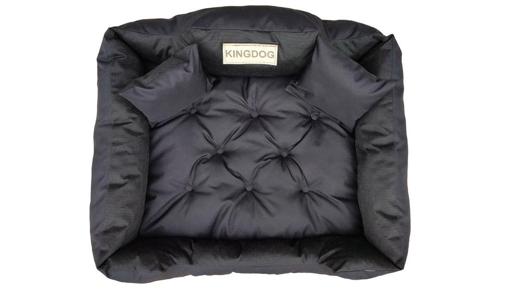 Dog Bed KINGDOG 55x45 Cm Personalized Waterproof Black