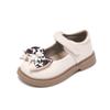 Girls Leather Shoes Children Casual Shoes for Party Wedding British Style Kids Flats 2024 Autumn New Princess Bow-knot Soft Cute
