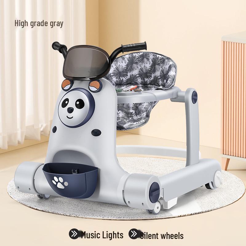 Multifunctional Baby Walker: Anti-Rollover, Sit & Push Design for 7-18 Months, Suitable for Boys & Girls