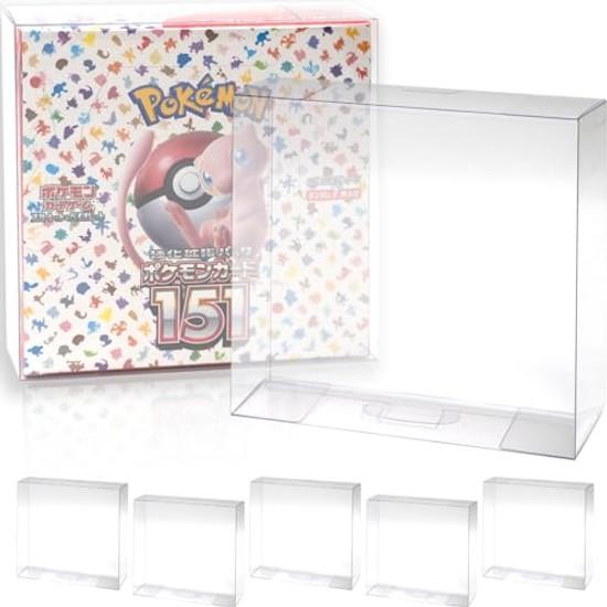 Boxx Guardian Pokemon Card Box Loader UV Cut Domestic Production Collection Transparent Storage Case (Regular 5 Pieces)