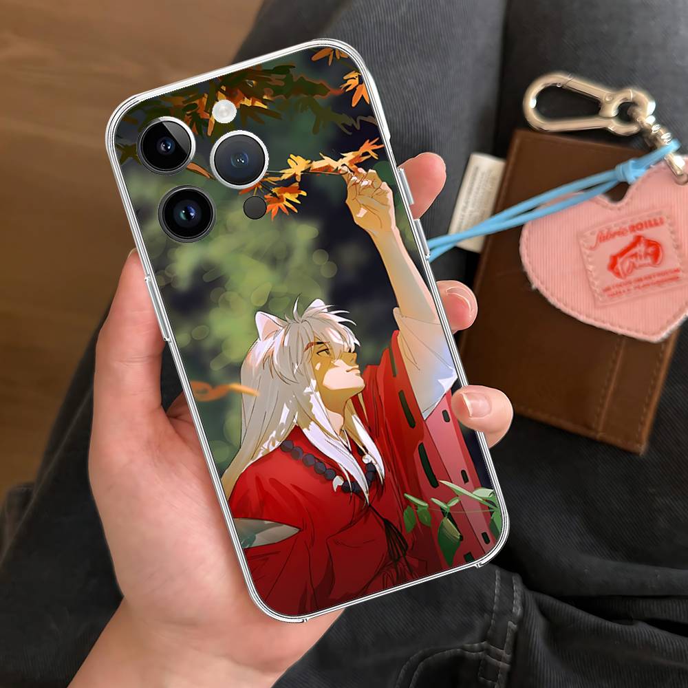 Phone Case For Samsung S26 S25 S24 S23 S22 S21 S20 FE Note20 Note10 Amine I-Inuyasha Plus Ultra Edge 5G Clear Soft TPU Cover