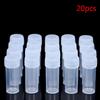 20 Stück 5ml Kunststoff-Probenfläschchen Teströhrchen Mini Kleine Flaschen Phiolen Aufbewahrungsbehälter