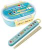 Skater Chopsticks and Chopstick Case Bento Box Sliding Made In for Boys and Toretans and Happy Danbu Children's Set, 16.5cm, Size, Antibacterial,