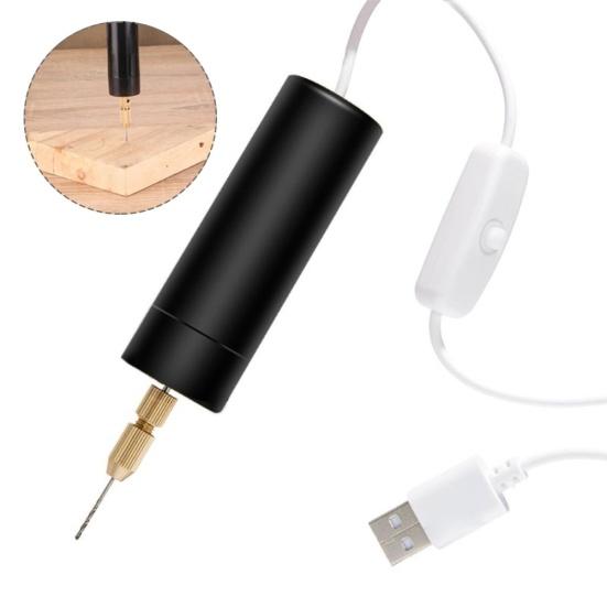 

Мини-портативная электрическая шлифовальная машина Micro USB, набор инструментов для ручной дрели по дереву, пластику и металлу
