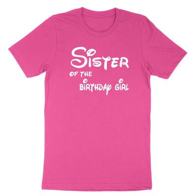 Sister Birthday T-shirt Sister of the Birthday Girl Shirt Birthday Party Tee
