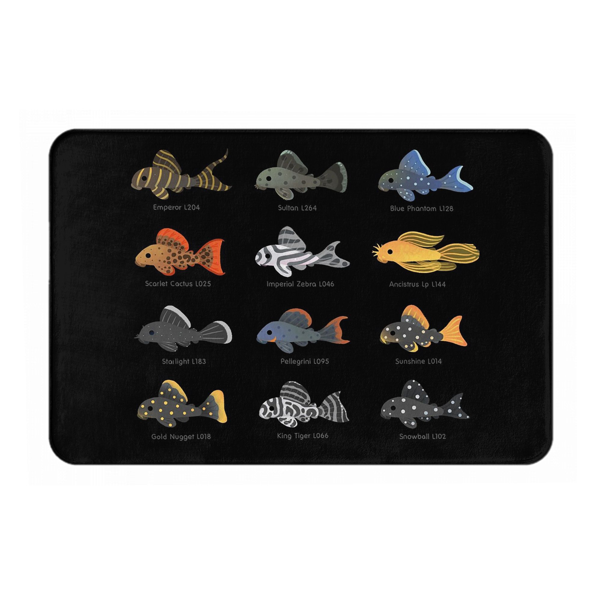 

Pleco! black Non-slip Doormat Floor Mat Durable Carpet Rug for Kitchen Entrance Home Living room Footpad Mats 60cm x 90cm