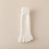 Women's Plush Coral Fleece Five-Toe Maternity Socks for Autumn & Winter