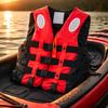 Adjustable Buckle Life Jacket with Reflective Strips for Paddleboarding Kayaking and Water Sports Safety Vest for Adults and Youth
