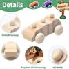 Bueno-Pack de 36 Coches de Madera para Manualidades DIY Coches de Madera sin Terminar para Pintar Coches de Madera para Manualidades para Actividades en Casa Proyectos de Manualidades Familiares