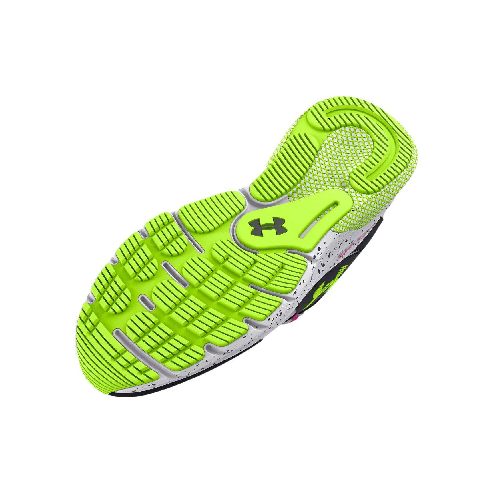 Мужские кроссовки Under Armour HOVR Turbulence Black Lime Surge Green White 3026137-003 — фото 5