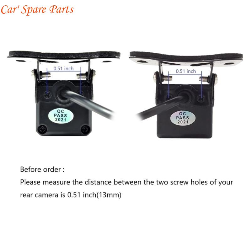 Y4UA Backup Camera Car Rear View Camera License Plates Holder Bracket Mount Back Up Camera Installation Tool (without Camera)