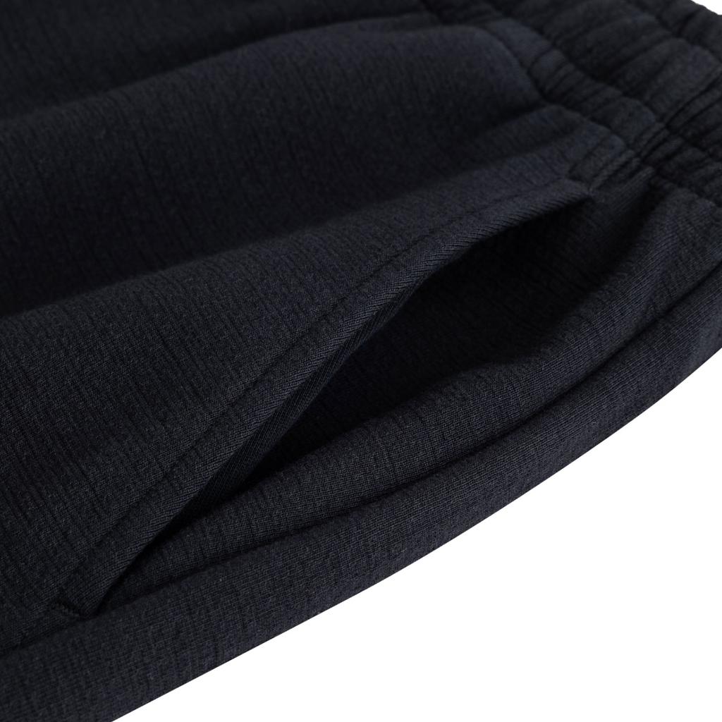 Anta Lifestyle Series Womens Long Pants Spring 2026 Sweatpants Knitted Sports Pants Women Bottoms Basic-Black 962618303-2