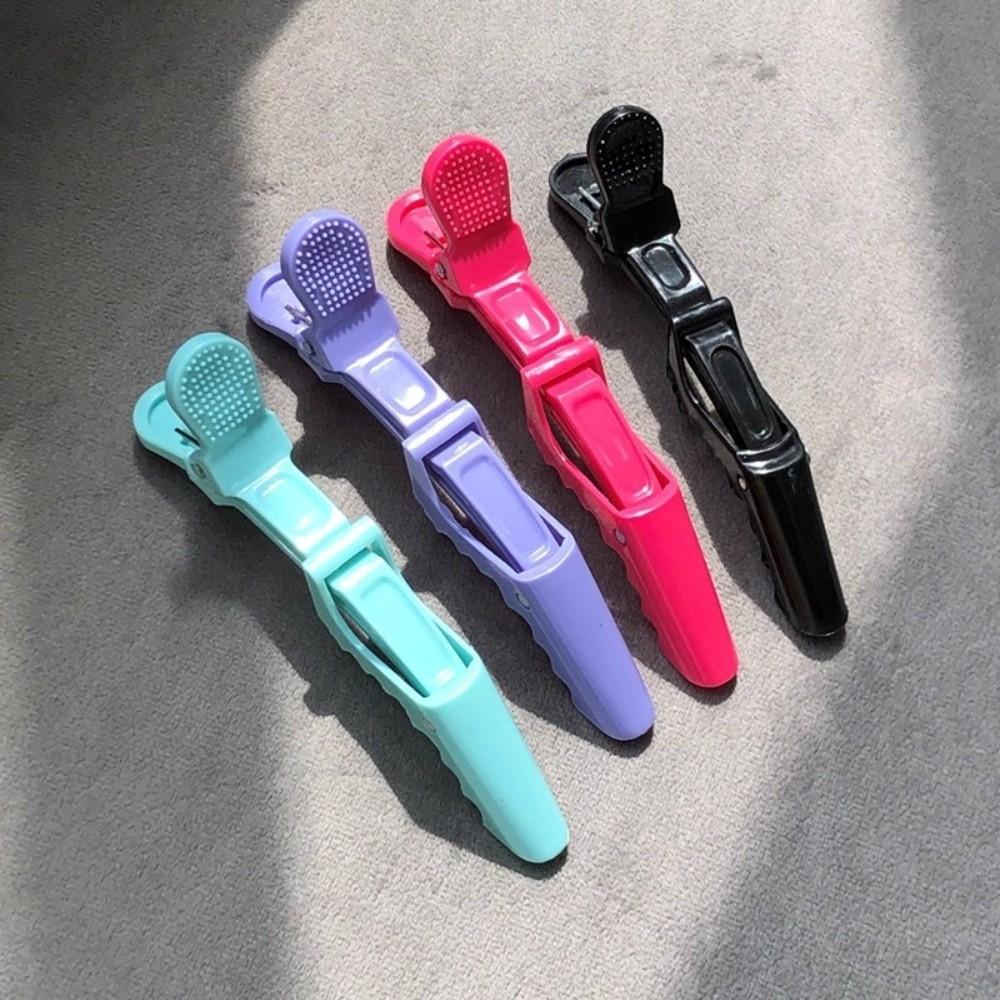 6Pcs Professional Alligator Hair Clips Black Hairdressing Hair Grip Crocodile Hairpins  Headdress
