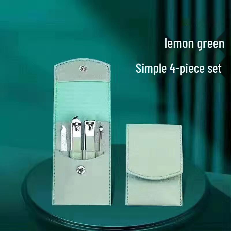 Portable Candy Color Nail Clipper & Manicure Set with Ear Pick