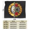 Guns N Roses Band  Blanket  Soft Warm Street Trend Plush Throw Blanket For Living Room Decorative Flannel Bedspread Bed Cover