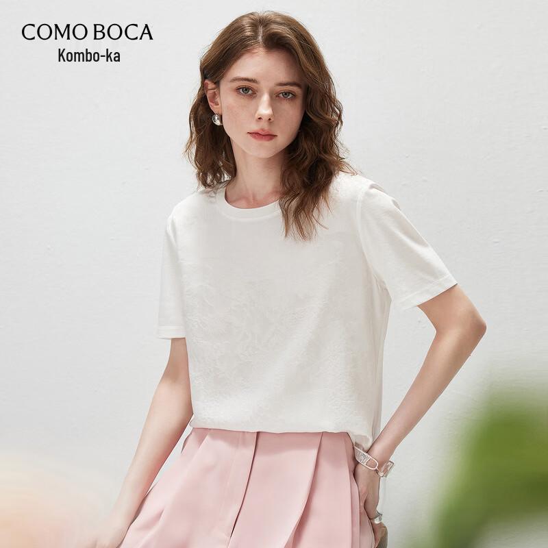 Kemeng Boka Women s Mulberry Silk Short-Sleeve T-Shirt XL