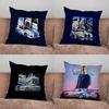 F-Fasts AND F-Furious R34 Pillow Case For Home Bedroom Car Office Decoration Living Room Sofa Cushion Cover Suitable