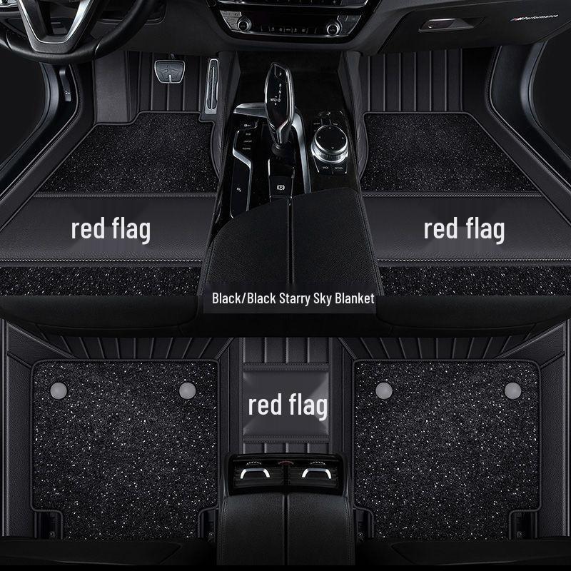 Red Flag Car Floor Mats for Hongqi Models: H5, HS5, H6, HS7, HS3, E-HS9, EQM5, EH7