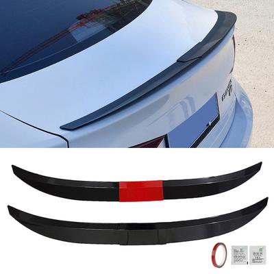 New Style Universal 3pcs Sedan Rear Trunk Tail Rear Wing Spoiler 115-125cm Adjustable DIY Refit Boot Wings Spoiler Car Accessory