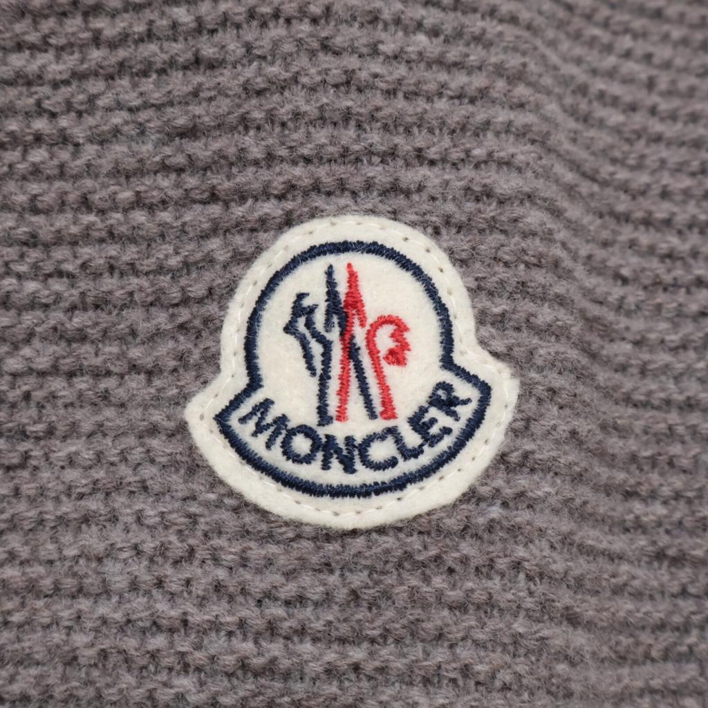 MONCLER MAGLIONE TORICOT CARDIGAN Maglione knit zip-up cardigan Jacket L grayUsed