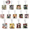 Creative Demon Slayer Tokitou Muichirou Kochou Shinobu Agatsuma Zenitsu Nezuko Hashibira Inosuke Anime Cartoon Acrylic Keychain