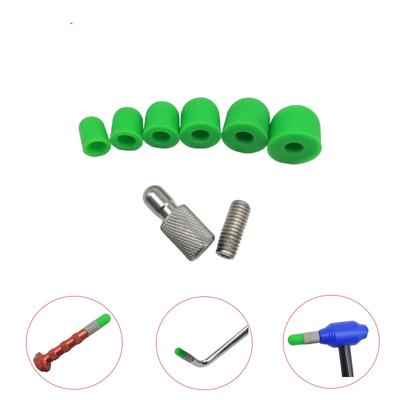 Kit de réparation de bosses sans peinture avec embouts en caoutchouc, filetage M8, 6 tailles