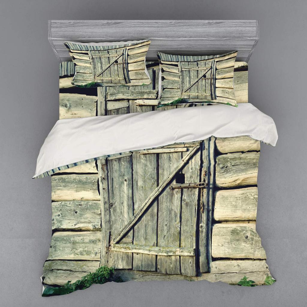Door Duvet Cover Sets For Kids Adults Queen King Twin Size Lightweight Down Room Decor 2 Pillowcases 1 Comforter Cover No Quilt