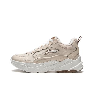 Li Ning Ln Defender Fashion Versatile Soft Resilient Lightweight Non-Slip Increased Shock Absorption Wear-Resistant Low-Top Casual Shoes AGLV282-1