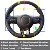 Hand Sewing Car Steering Wheel Cover Wrap Volant Funda Volante For MG ZS HS 2017 2018 2019 2020 MG GS 2016-2020 Car Accessories