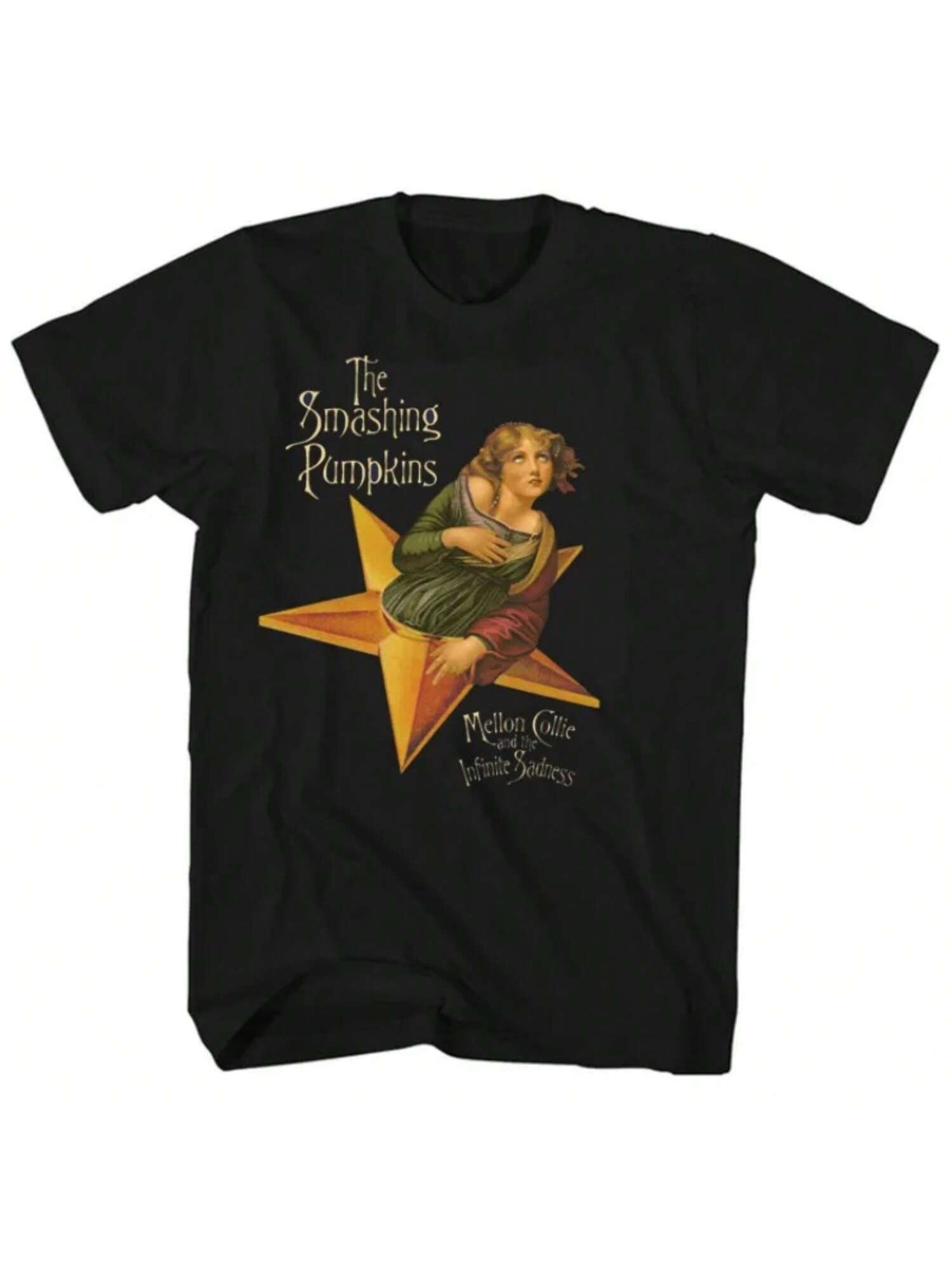 

2025 Classic The Smashing Pumpkins Band T Shirt Rock Music Men Women Casual T-Shirt Short Sleeve Tee Cotton Tops Summer Clothing XXXXXL чёрный