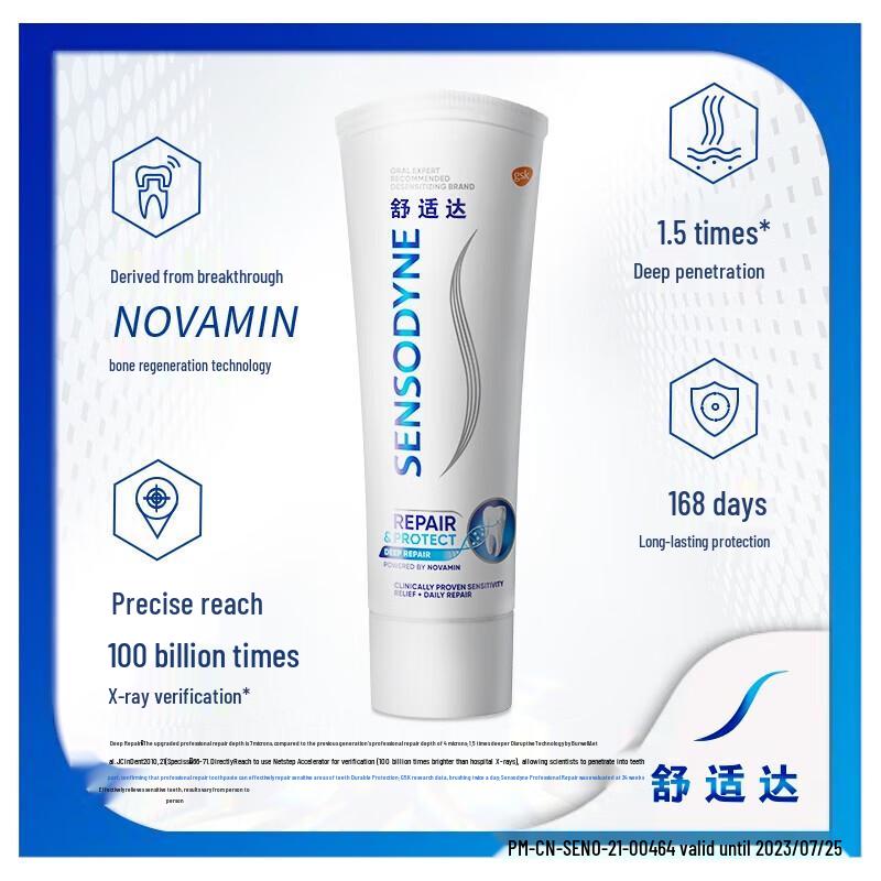 Sensodyne Fresh Mint & Repair Toothpaste Set
