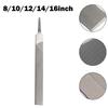 "Metal and Woodworking Flat Head Steel File Set with Medium Toothed Blades for Precision Grinding and Smoothing"