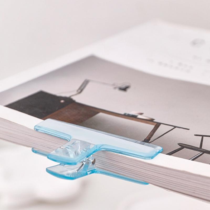 4Pcs Clear Acrylic Paper Clip for Picture Document Drawing Board 74mm Long Paper Clip File Paper Clamp Food Bag Clip