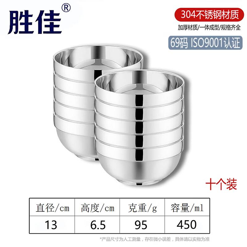 Shunbo Hongyang 304 Stainless Steel Double-Layer Insulated Bowls